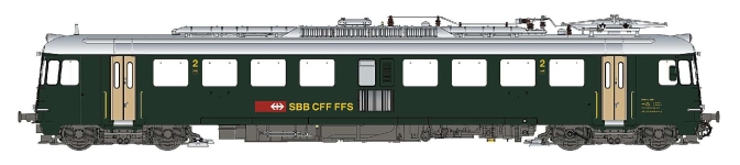LS Models LS17555S - H0 - Triebwagen RBe 4/4, SBB, Ep. V - AC-Sound